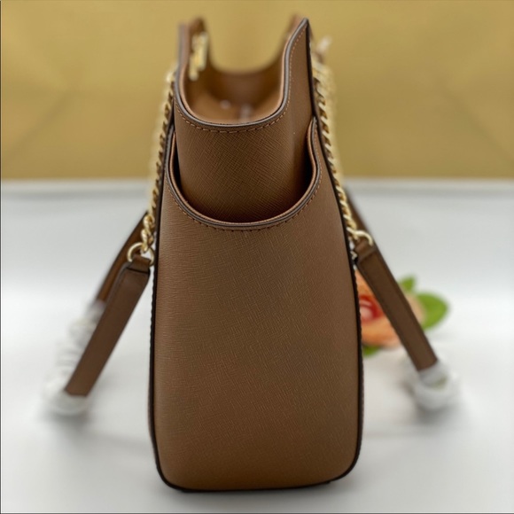 MICHAEL KORS LG CHAIN SHOULDER TOTE LUGGAGE - Picture 5 of 16